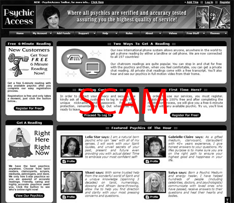 PsychicAccess.com Complaints & Rip Off Reports