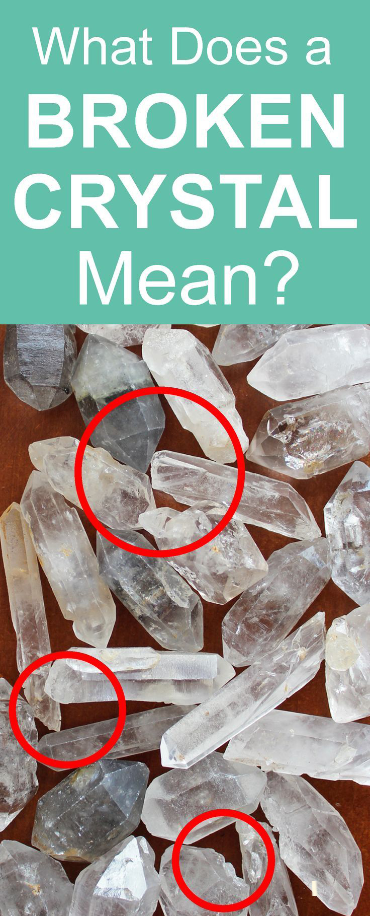 What Does A Broken Crystal Mean Crystal Reading