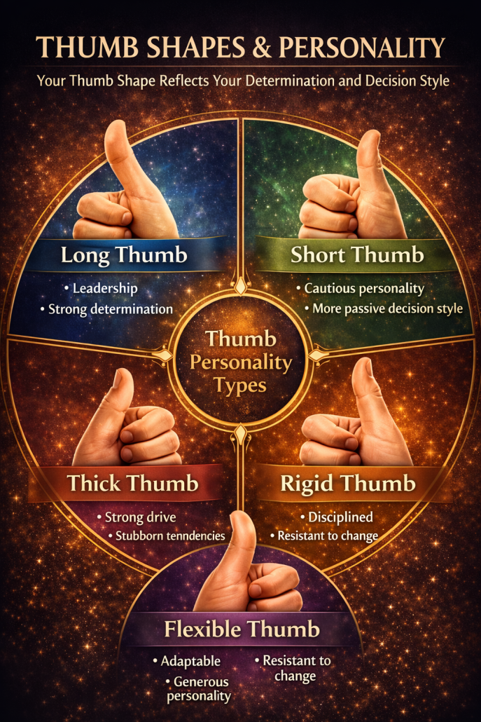 Thumb Palmistry Personality Wheel