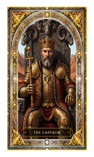 The Emperor tarot card