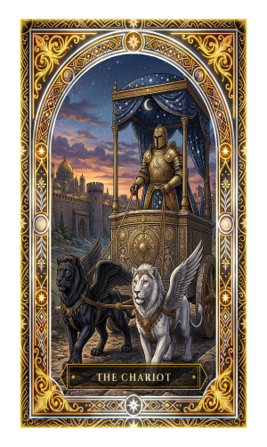 The Chariot tarot card