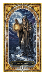 The Hermit tarot card