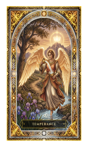 Temperance tarot card
