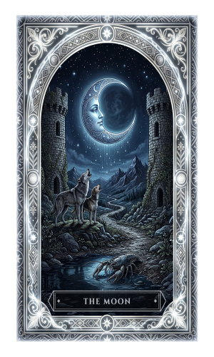 The Moon tarot card