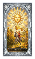 The Sun tarot card