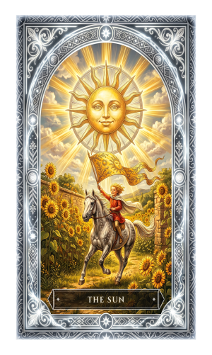 The Sun tarot card
