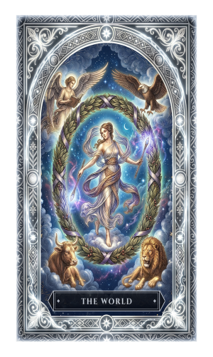 The World tarot card