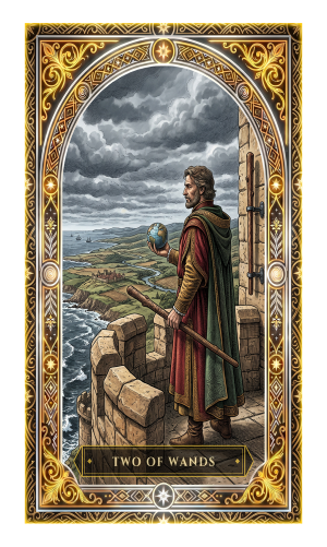 Two of Wands tarot card