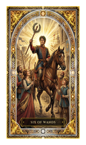 Six of Wands tarot card