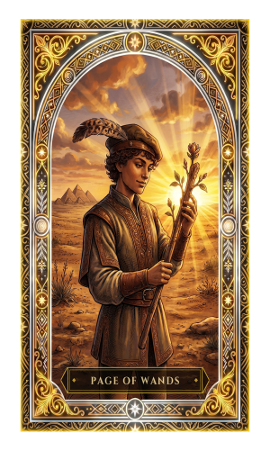 Page of Wands tarot card