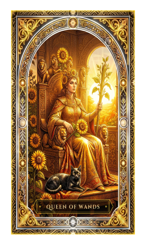 Queen of Wands tarot card