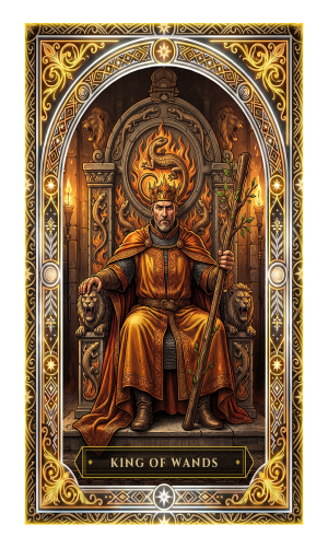 King of Wands tarot card