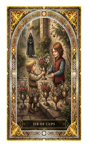 Six of Cups tarot card