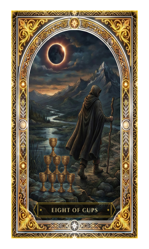 Eight of Cups tarot card
