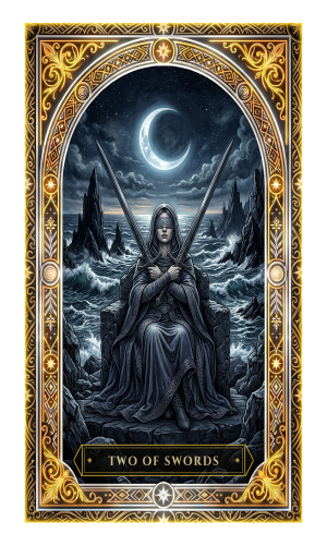 Two of Swords tarot card
