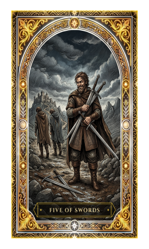 Five of Swords tarot card