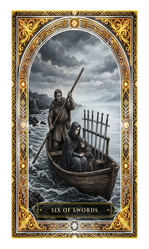 Six of Swords tarot card