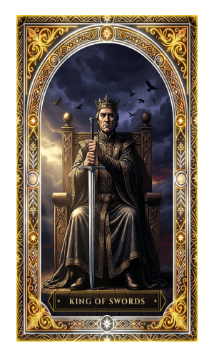 King of Swords tarot card