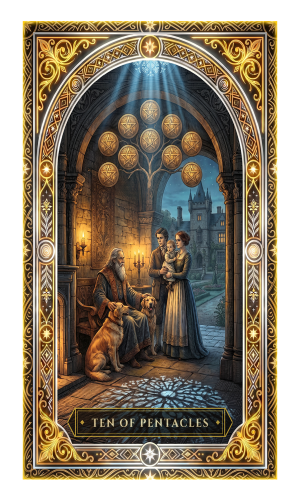 Ten of Pentacles tarot card
