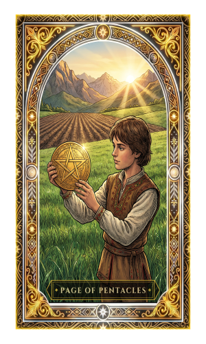 Page of Pentacles tarot card