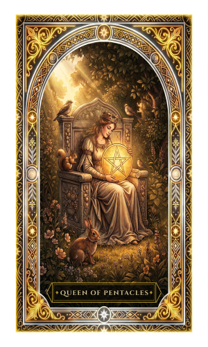 Queen of Pentacles tarot card